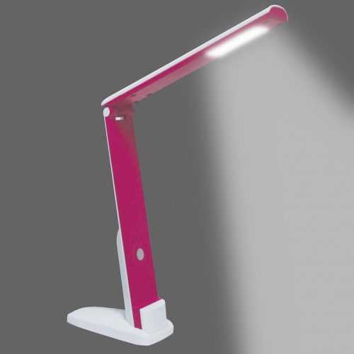 Stolní lampa LED H1601 5W BILA-RUZOVY LB1 Baumax