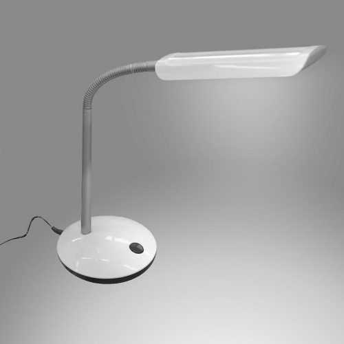 Stolní lampa Qm197b bílá LED Baumax