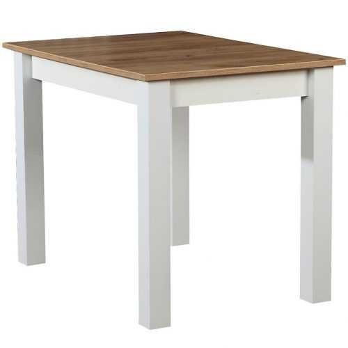 Stůl ST29 100X70 Dub Wotan/Bílý Baumax