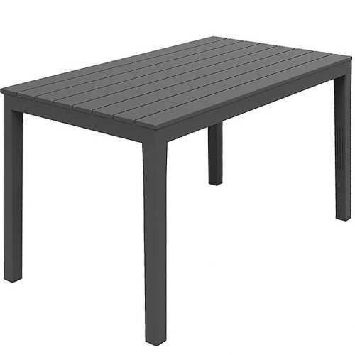 Stůl Sumatra 138x78x72 cm antracit Baumax