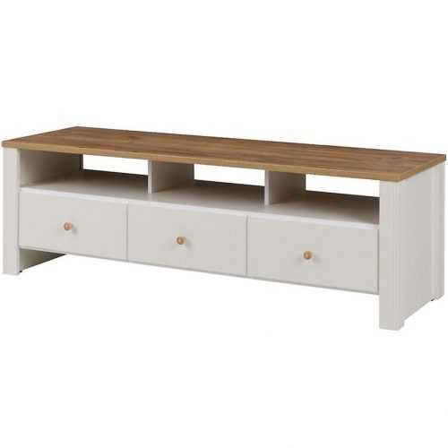 TV Stolek Berg 160 cm Crem/Dub Zlatý Baumax