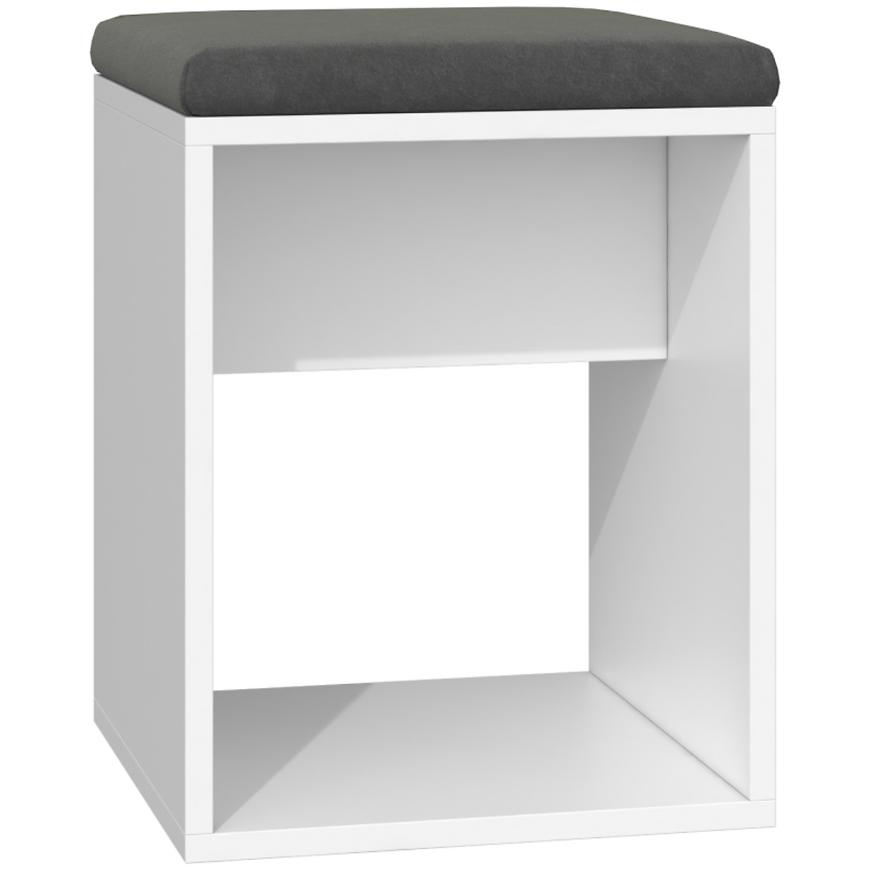 Taburet Luna Bílý Mat Baumax