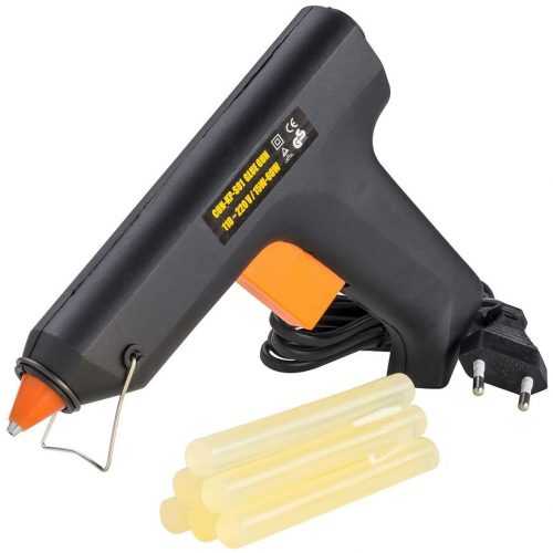 Tavná lepící pistole s náhradními lepícími tyčinkami