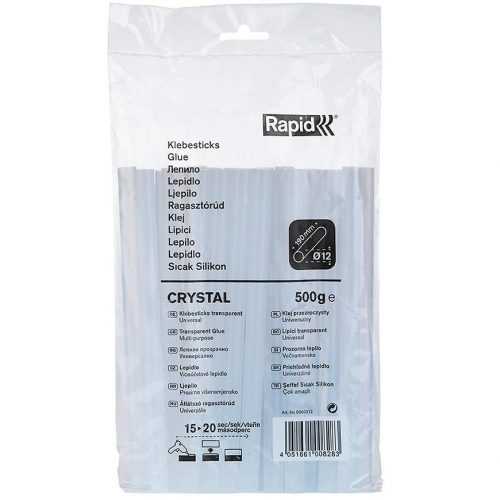 Tavné lepící tyčinky 12x190mm 500 G Průsvitné Rapid