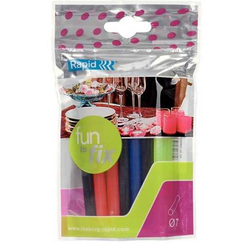Tavné lepící tyčinky Fun to fix 7x100 mm barevné Rapid