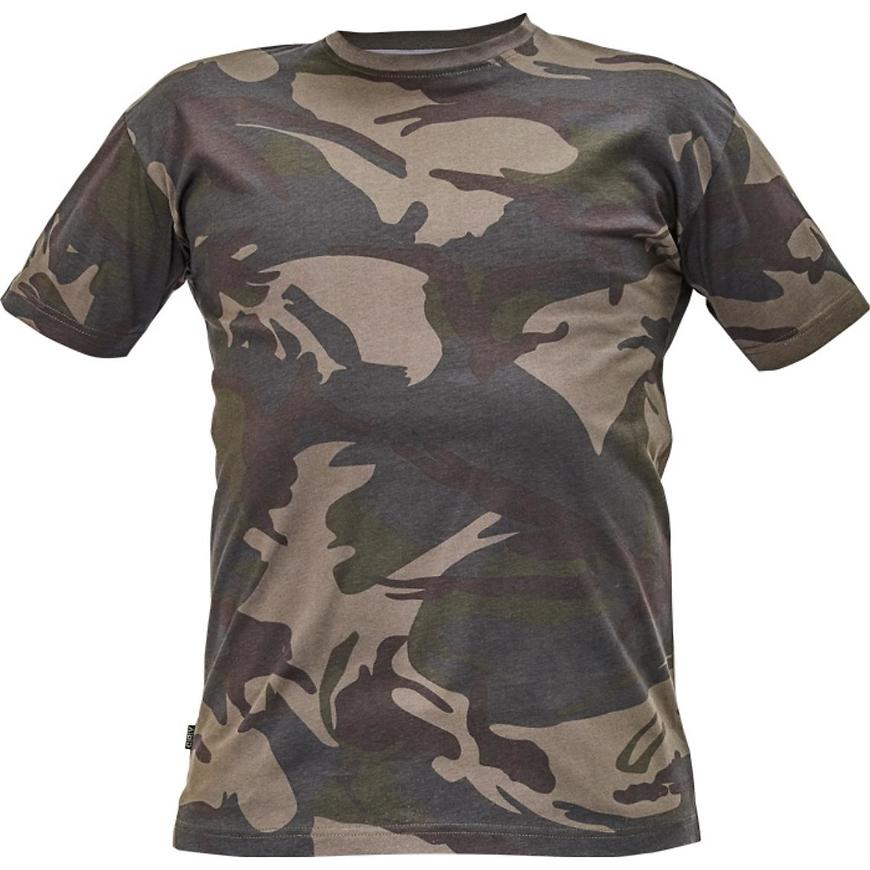 Tričko Crambe camouflage 3XL Cerva