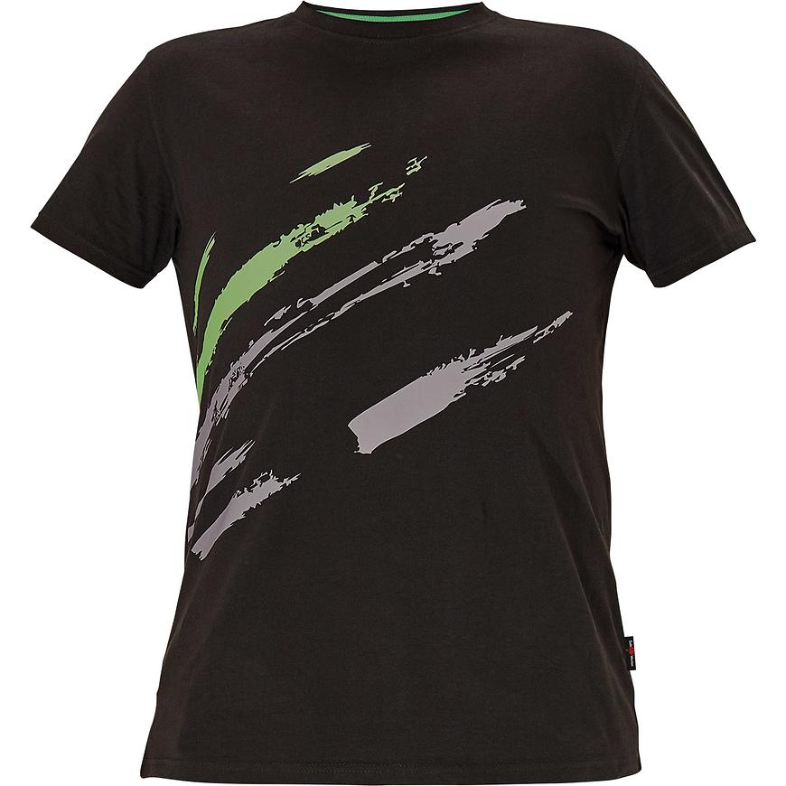 Tričko MAAS černá/zelená L Cerva