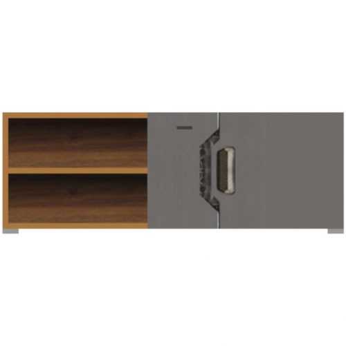 Tv Stolek Davos 130cm Šedá/Tmavy Ořech Baumax