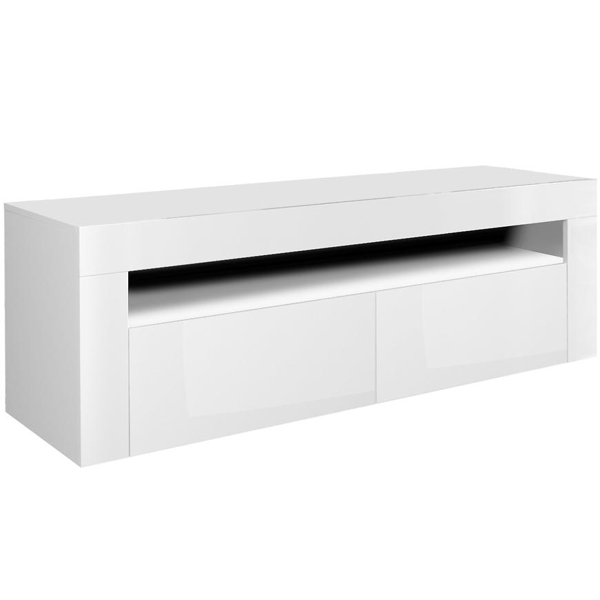 Tv Stolek Deko 2d 140 Bílý -Bílý Lesk Baumax
