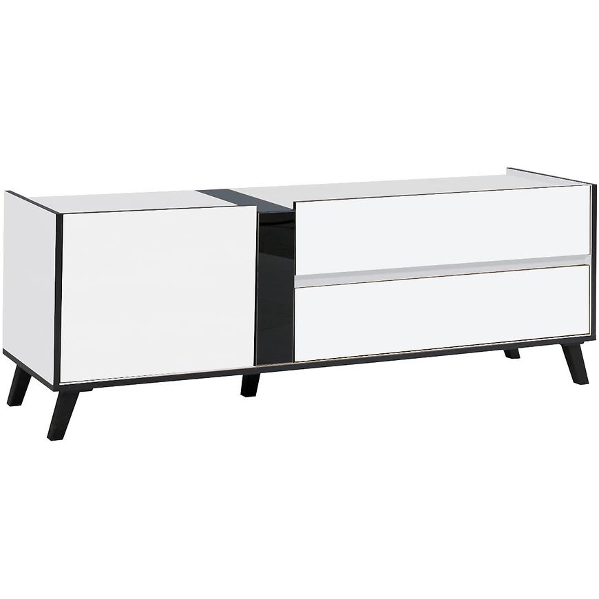 Tv Stolek Flix 4 Bílý/Černá Baumax