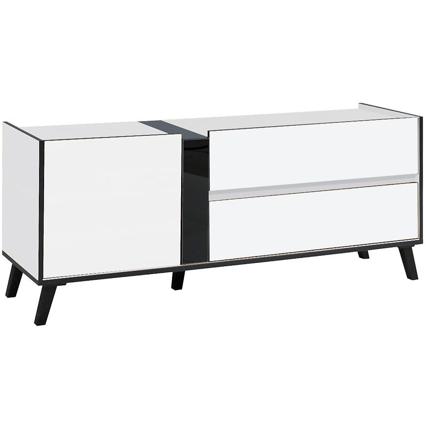 Tv Stolek Flix 5 Bílý/Černá Baumax