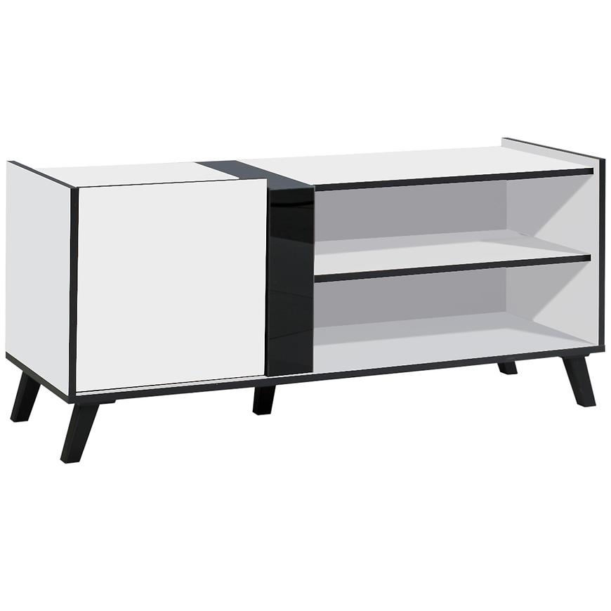 Tv Stolek Flix 6 Bílý/Černá Baumax