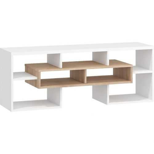 Tv Stolek Rio 127cm Světlý Dub Sonoma/Bílý Baumax