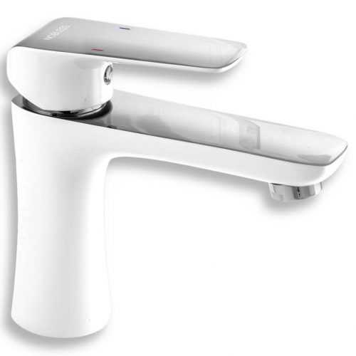 Umyvadlová baterie s výpustí Nobless Tina bílá/chrom NOVASERVIS 38003