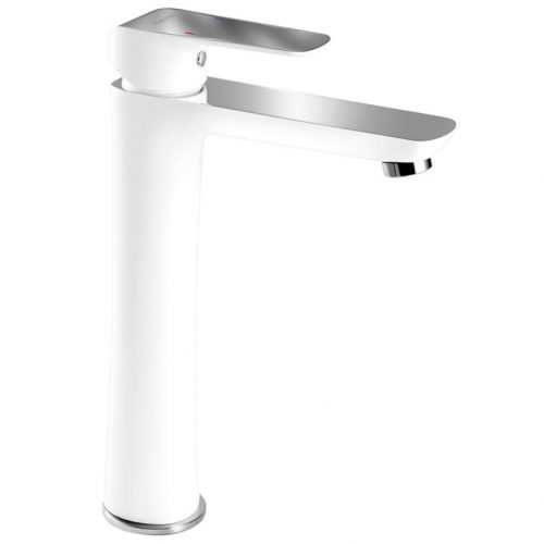 Umyvadlová baterie s výpustí Nobless Tina bílá/chrom NOVASERVIS 38503