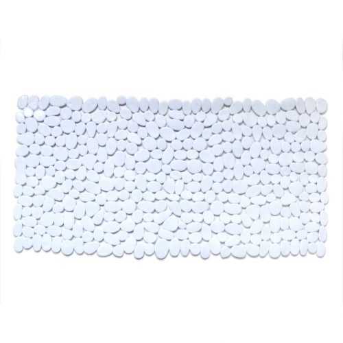 Vanová podložka 70x36 j-7036-1 kameny bílá Baumax