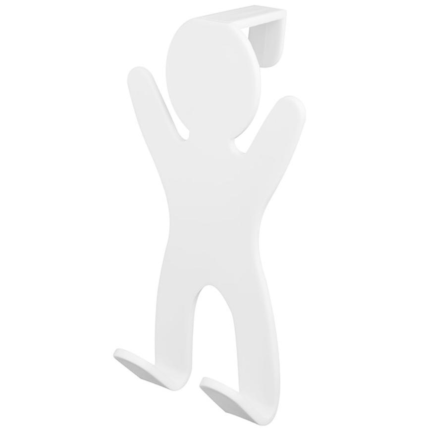 Věšák dvojitý 06654 bílý Bisk Baumax