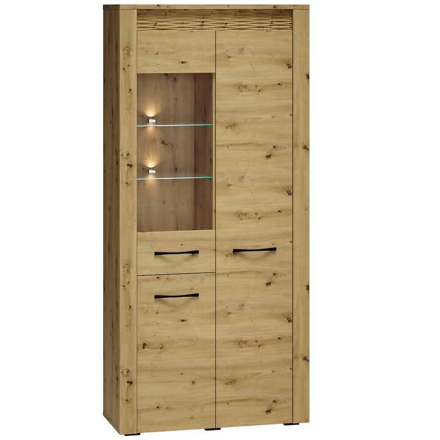 Vitrína Artis 04 92cm Dub Artisan Baumax