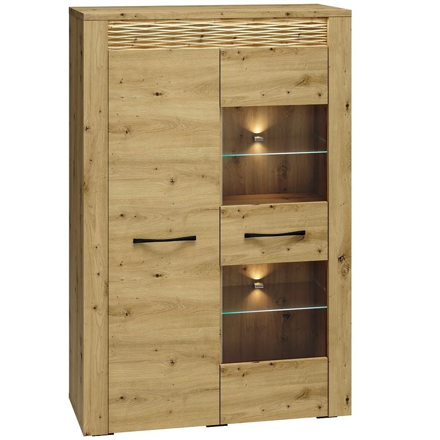 Vitrína Artis 05 92cm Dub Artisan Baumax