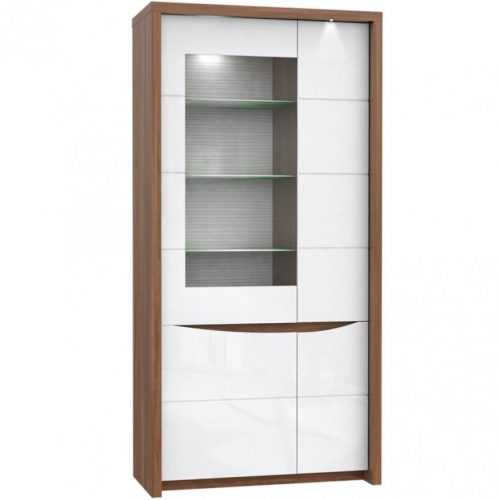 Vitrína Saint Tropez 93cm Dub Sangallo/Bílý Baumax