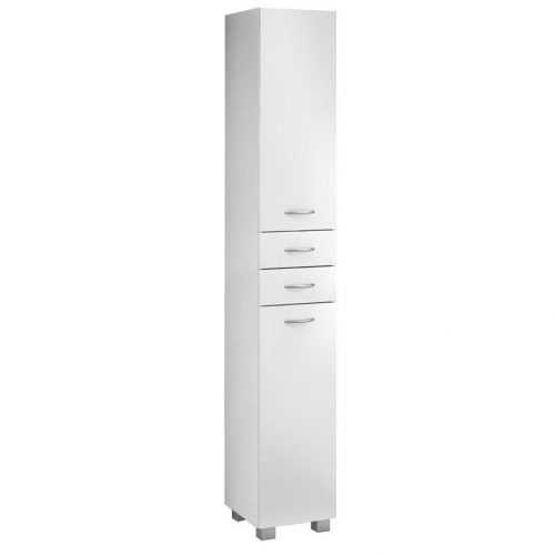 Vysoká skříňka bílá Pik 2D2S 30 Baumax