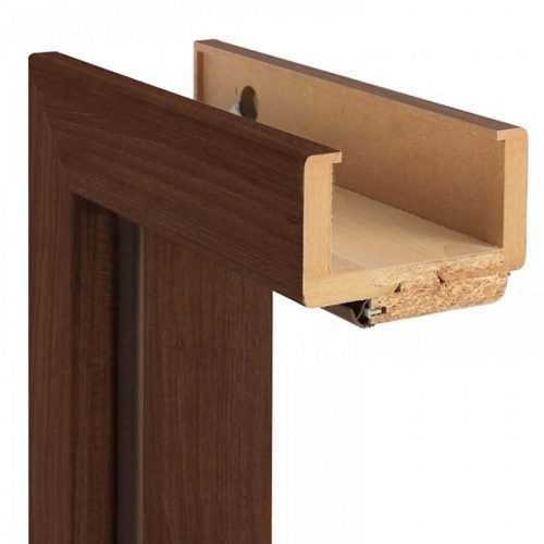 Zárubeň regulovatelná 80L 100-119 ořech Baumax