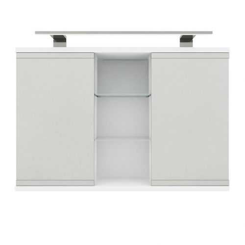 Závěsná skříňka se zrcadlem Adel LED 80