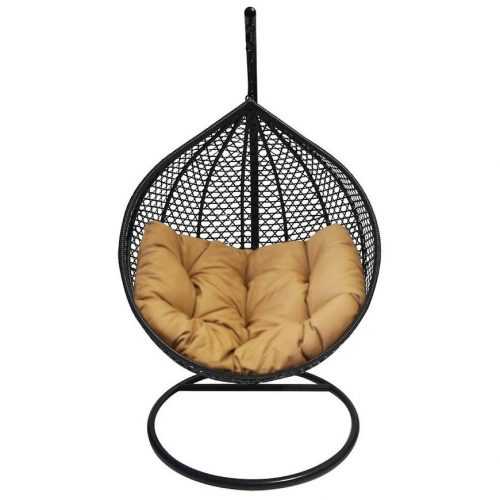 Závěsné křeslo Ateny hnědá + polštář Baumax