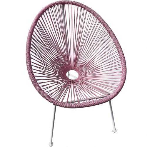 Židle Ibiza růžová Baumax