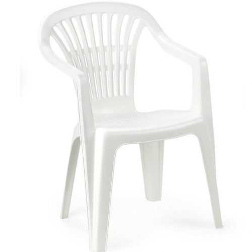 Židle plastová Scilla bílá