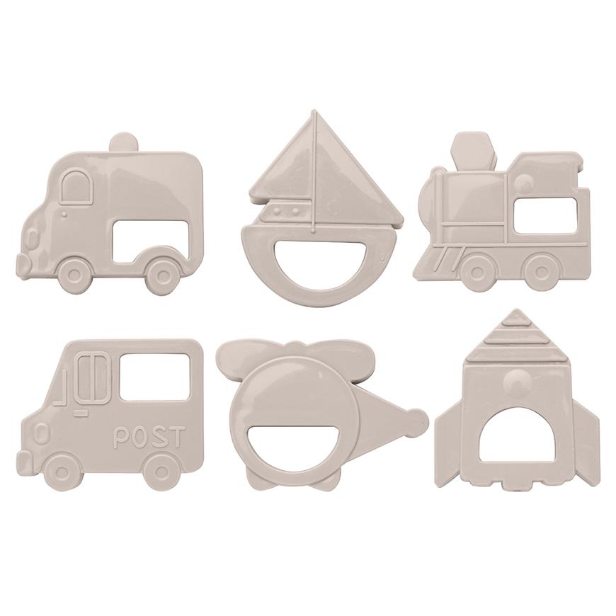 Cukrářská vykrajovátka pastel 6 ks vehicles sv. šedá 4w Baumax