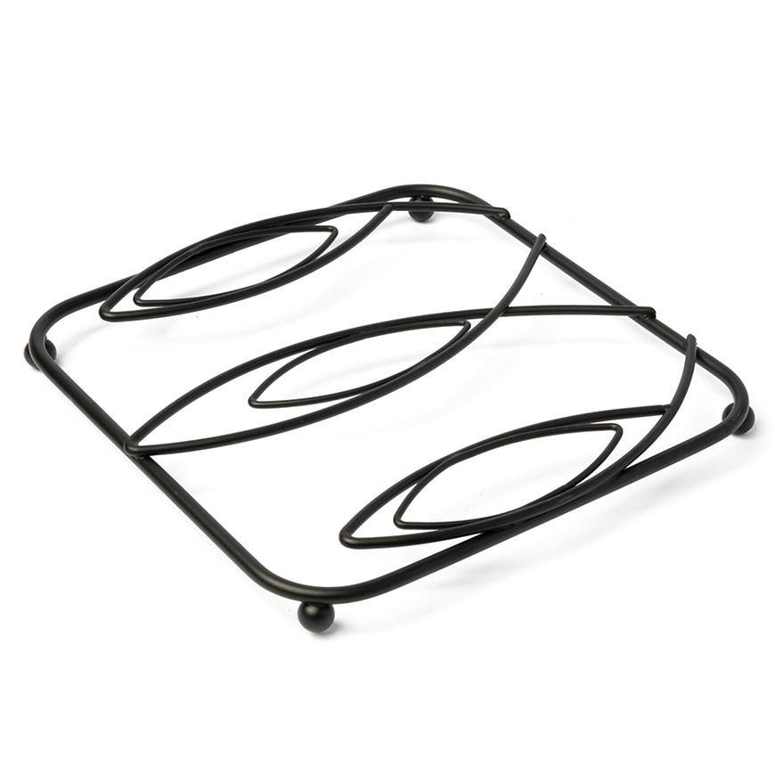 D.podložka pod hrnec list černá 17x17x1.5cm W6267A Baumax