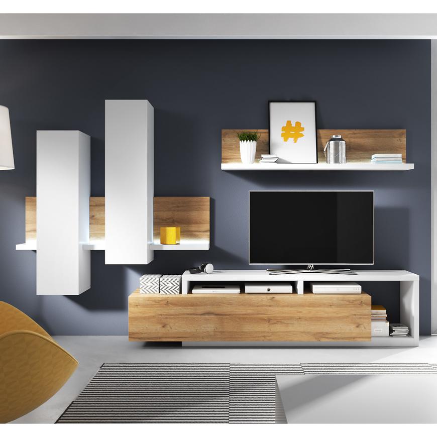 Nábytková stěna Bota 09 bílá/dub grandson Baumax