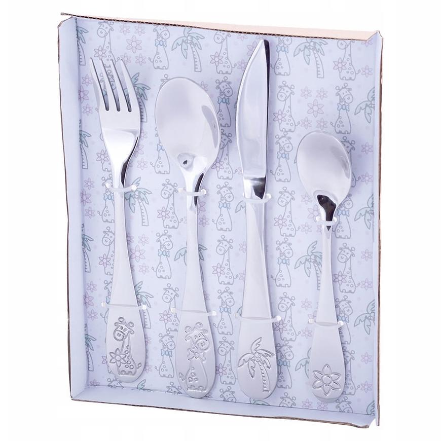 Sada příborů pro děti 4 dílná Baumax