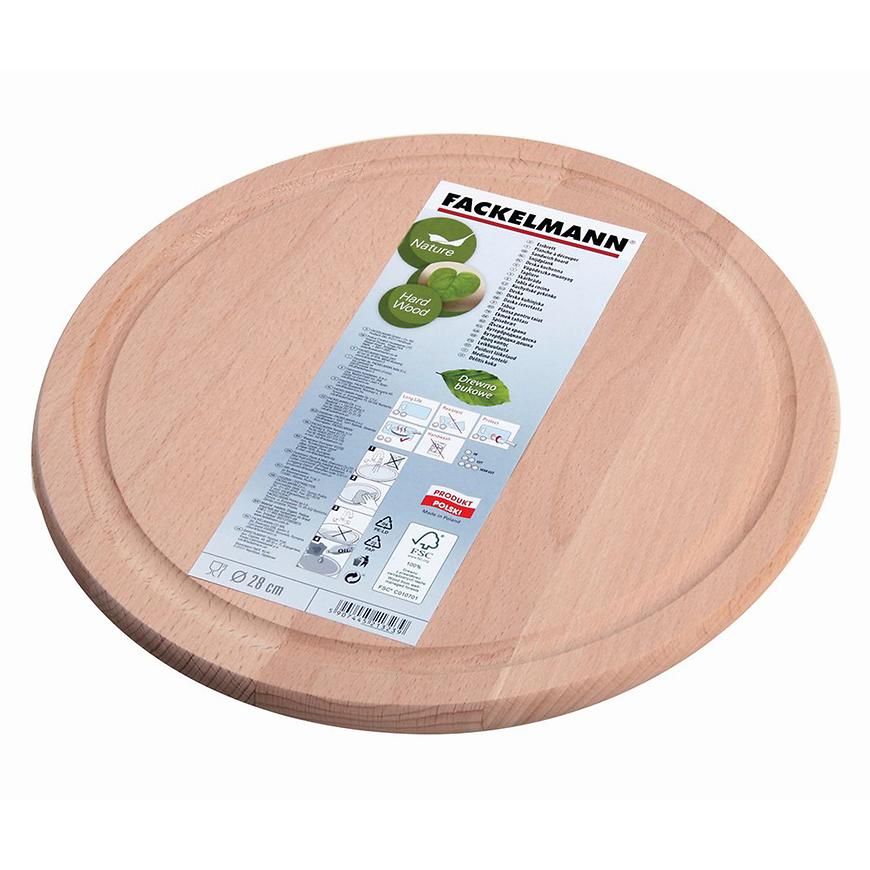 Talíř dřevěný 28x1.5cm 521323 Baumax