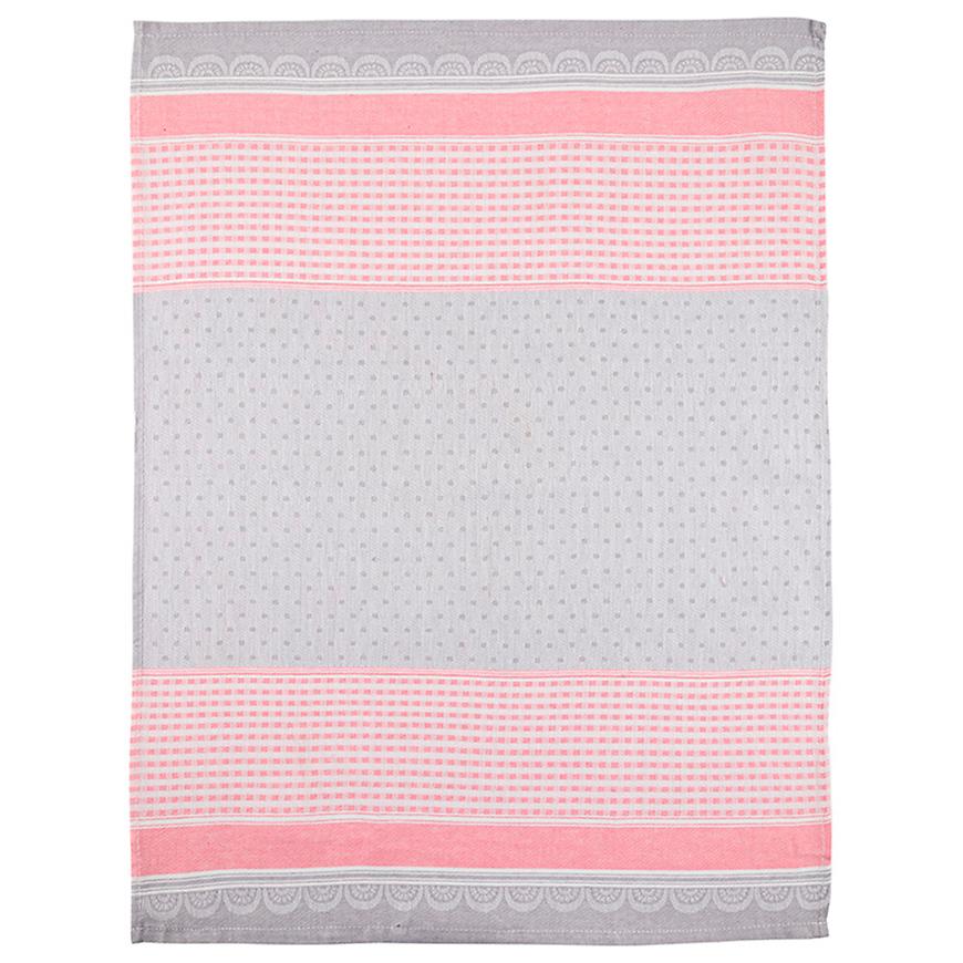 Utěrka dekor 50x70cm DOTTY růžová 8S0089 Baumax
