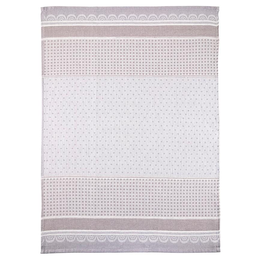 Utěrka dekor 50x70cm DOTTY šedá 8S0091 Baumax