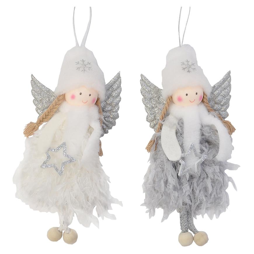 Vánoční ozdoba andílek 20C-3778W1-2