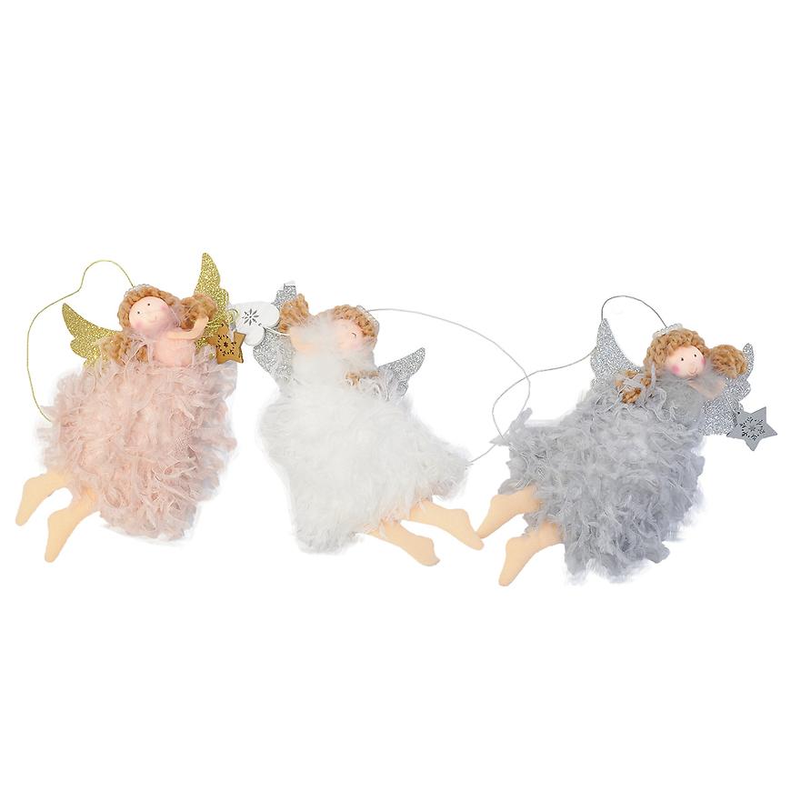 Vánoční ozdoba andílek 20C-3791F1-2