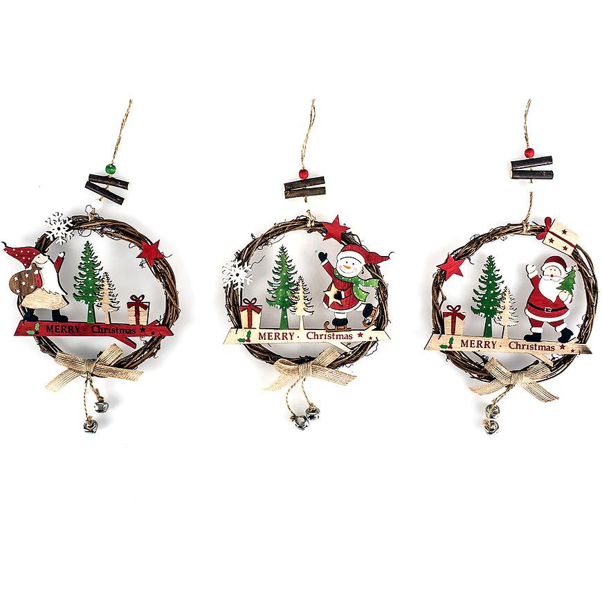 Závěsná dekorace 16cm mix 40422 Baumax