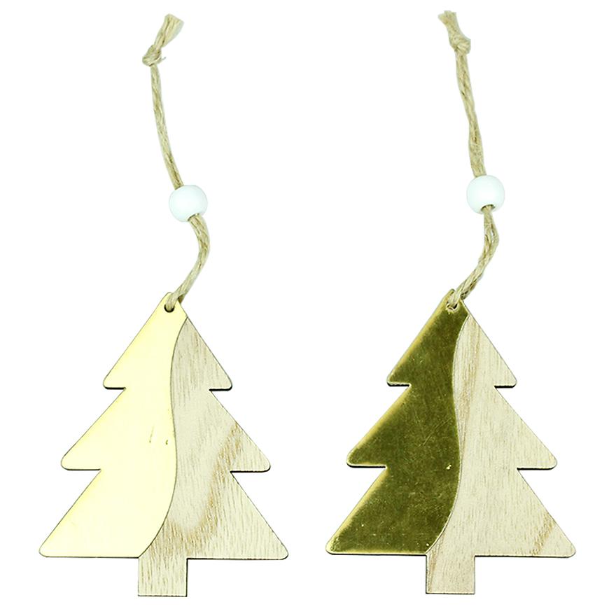 Závěsná dekorace 9cm 2 ks 66396 Baumax