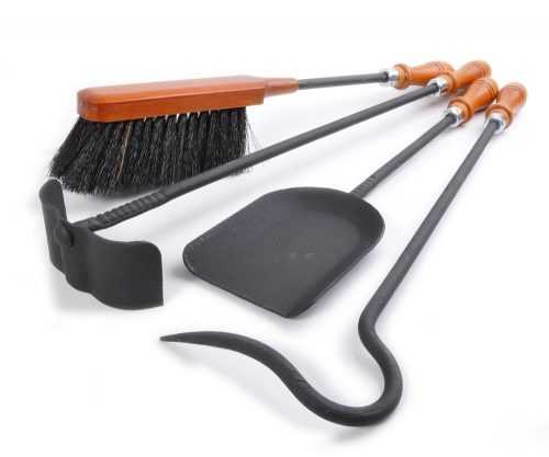 Sada krbová 4-dílná - rukojeť třešeň