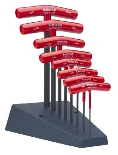 Sada imbus T-klíčů 8ks 2-10mm BONDHUS HTX80M/S