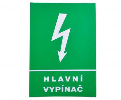 Tabulka Hlavní vypínač