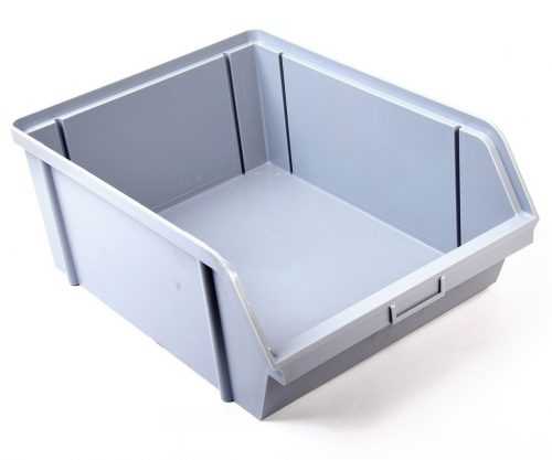 Bedna ukládací zkosená Alfa Plastik - 40kg šedá