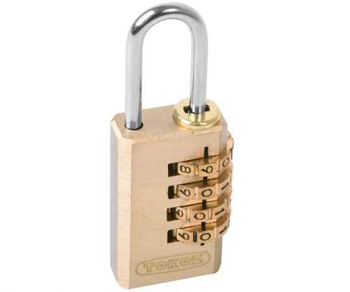 Zámek visací Tokoz Delta 20/4 kódový