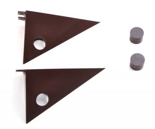 Držák záclonových tyčí T148 - bílý