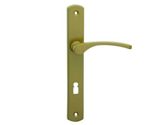 Cobra Laura Economy dveřní kování - klika-klika / klíč / 90mm / zlatá