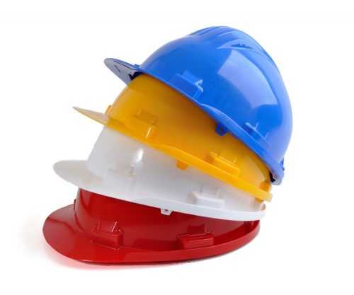 Přilba ochranná - oranžová