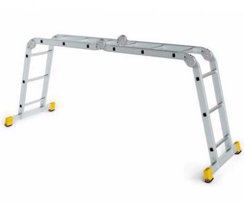 Alve kloubový hliníkový žebřík Forte čtyřdílný - 4x4 příčky Forte 4413